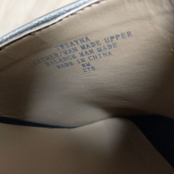 Tommy Hilfiger Sayna dressy open toe mules black with gold trim size 8 - Picture 8 of 12